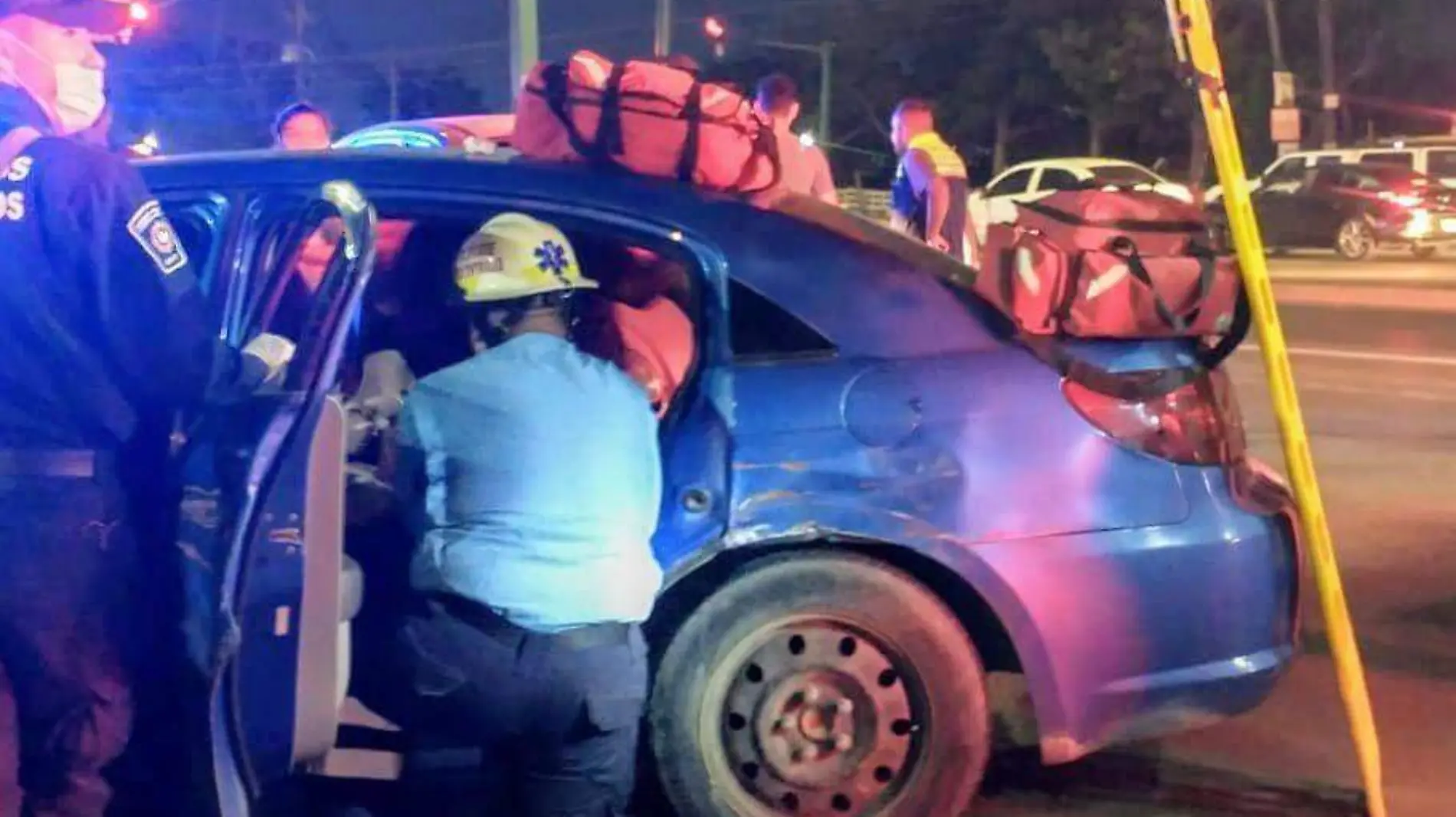 El primer percance fue suscitado en la avenida de la Industria a la altura de la Maseca